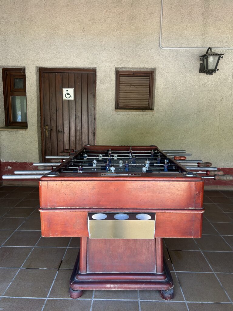zona entretenimiento camping lavenco mesa futbolin