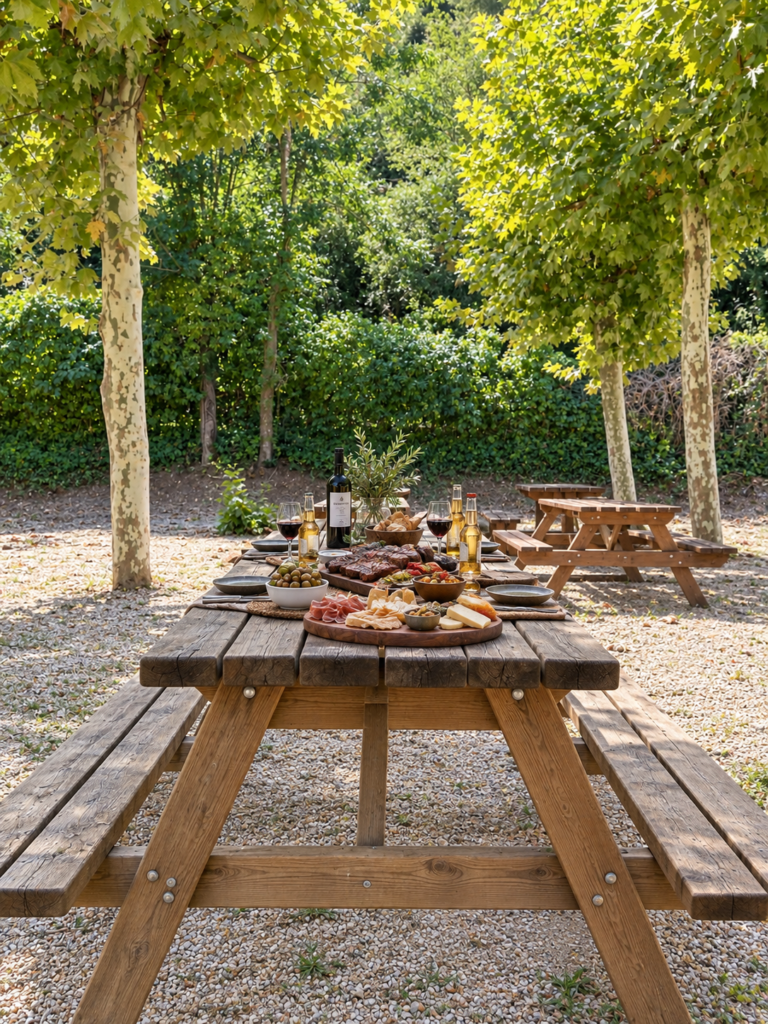 Activitats area comun picnic camping lavenco